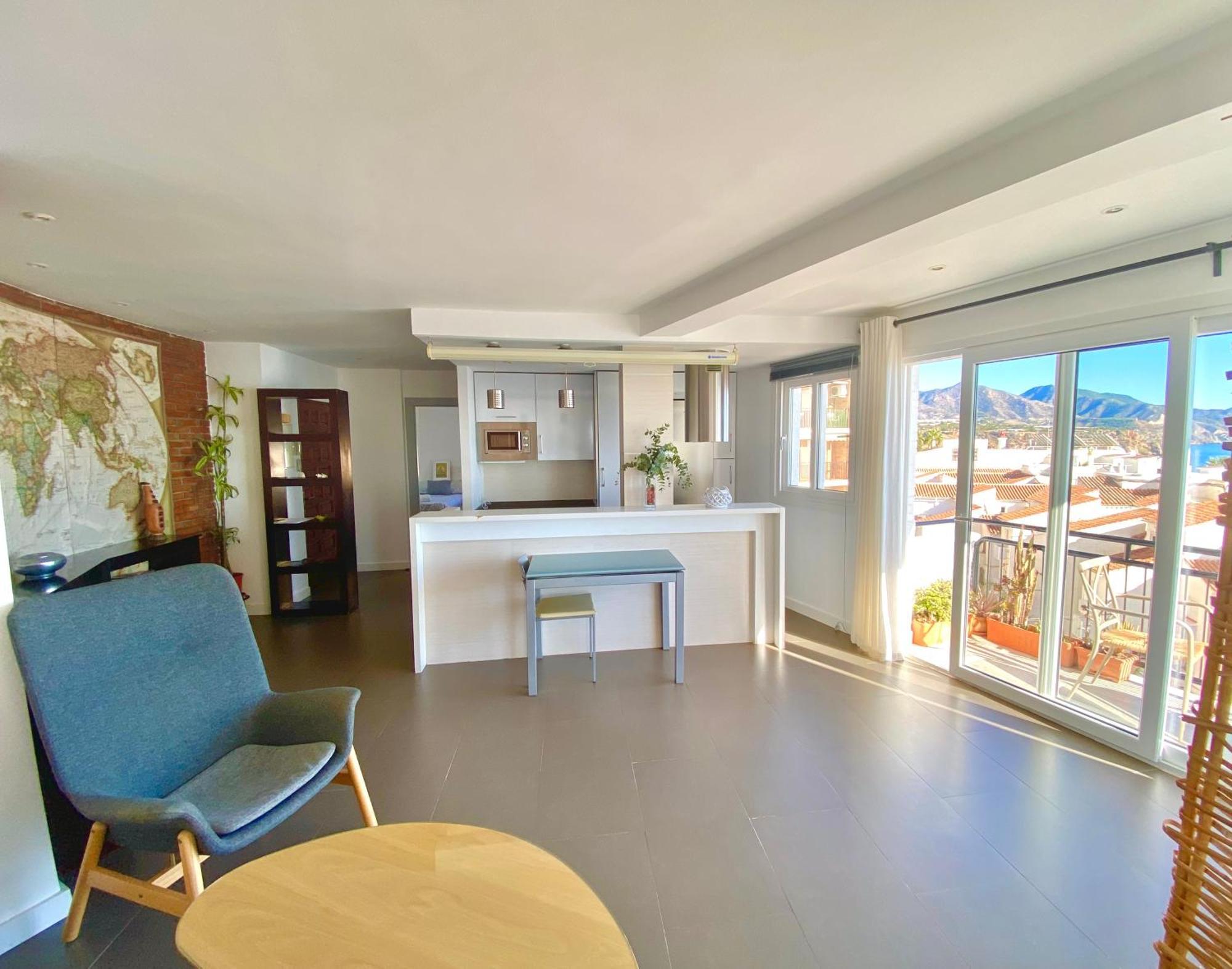 Modern Apartment Stunning Sea Views And Pool Nerja Buitenkant foto